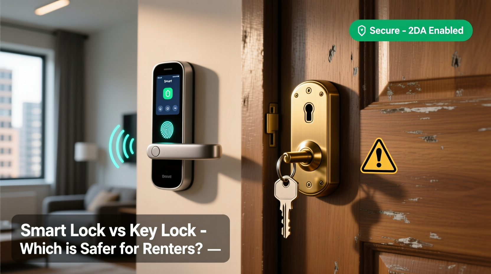 smart lock vs key lock which is safer for apartment renters