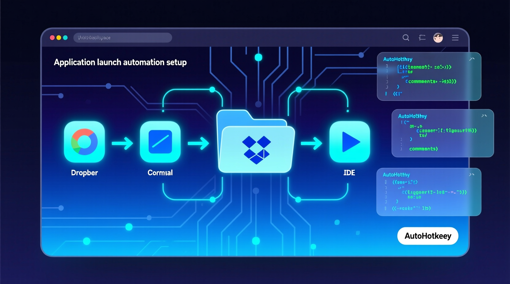 launch applications remotely with dropbox and autohotke