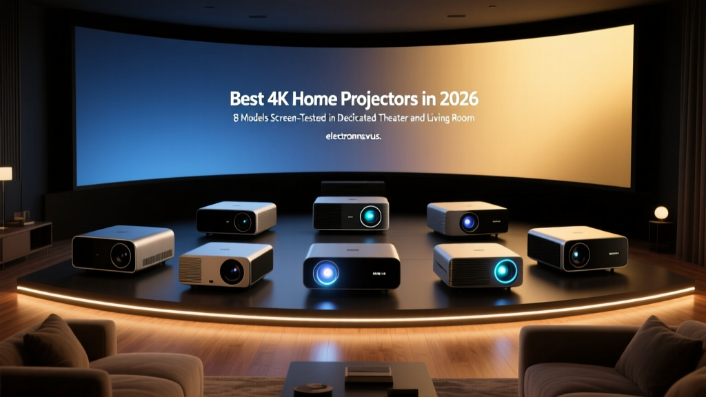 Best 4K Home Projectors in 2026: 8 Models Screen-Tested in Dedicated Theater and Living Room