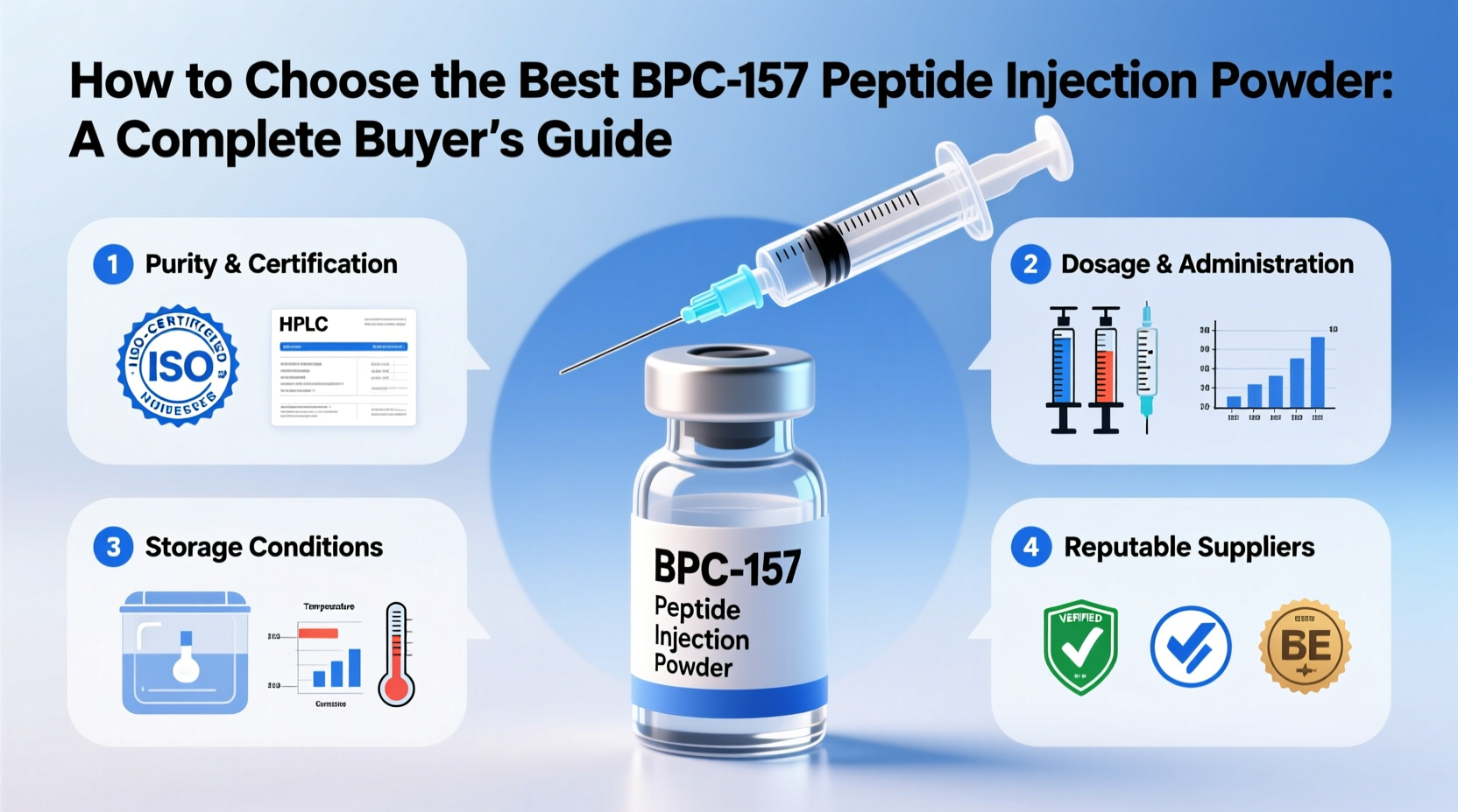 How to Choose the Best BPC-157 Peptide Injection Powder: A Complete Buyer's  Guide