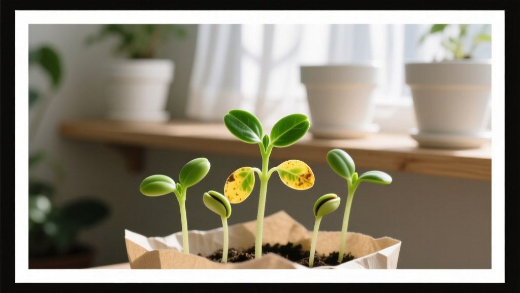 Indoor Seedling Yellowing: Fix Timing First