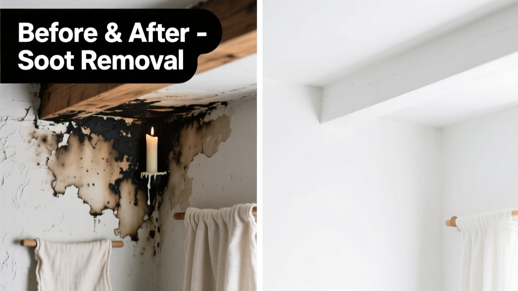 How to Remove Candle Soot from Walls, Ceilings & Fabrics