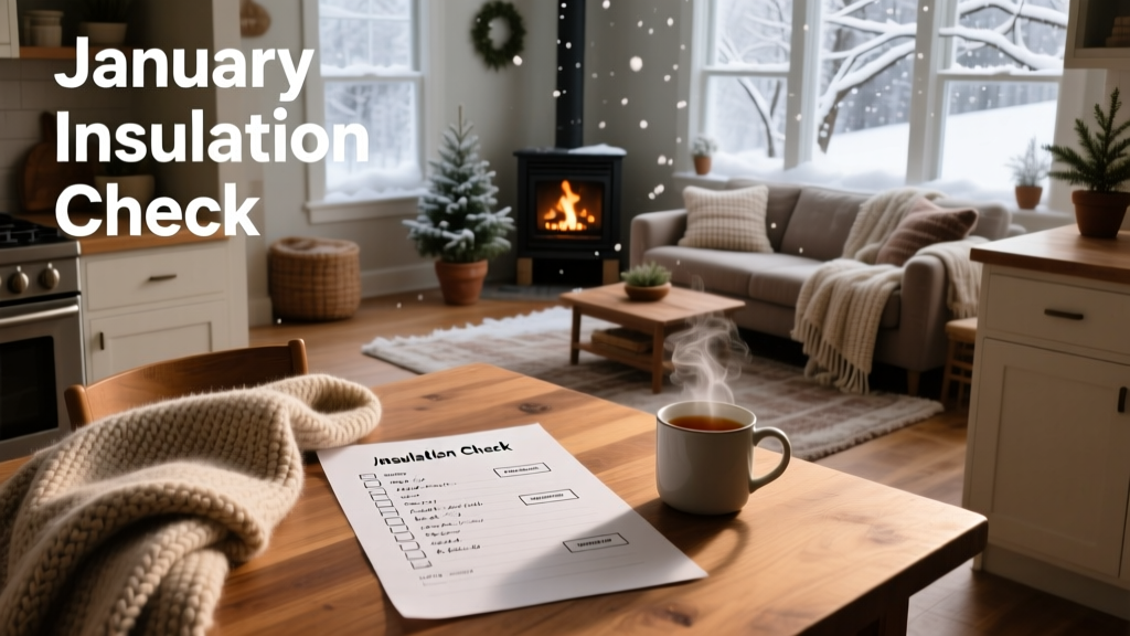 January Insulation Check: Winter Home Maintenance Checklist