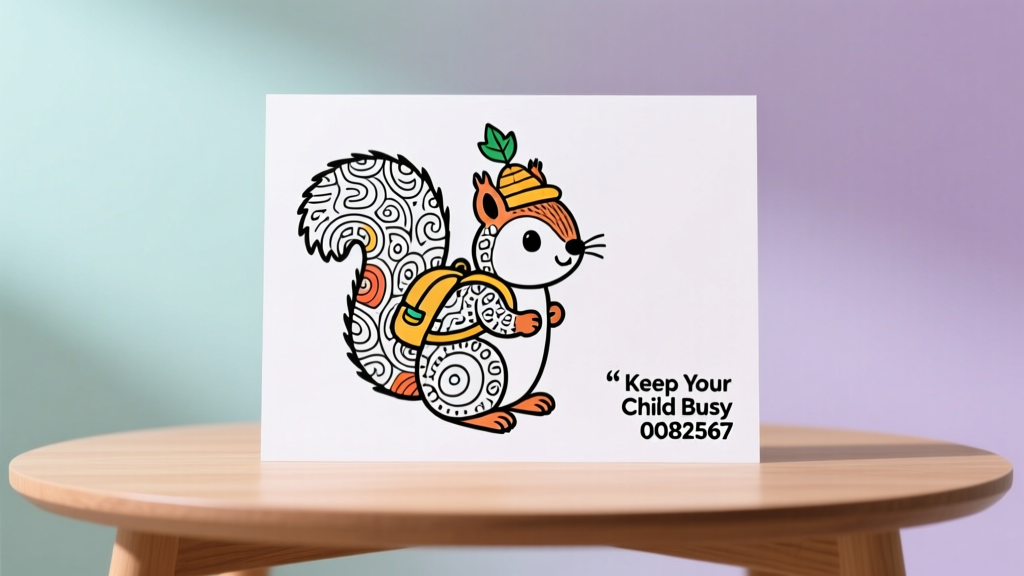Interesting Squirrel Coloring Pages to Keep Your Child Busy: 32 Printable Designs, Developmental Benefits & Tips for Stress-Free Creative Time