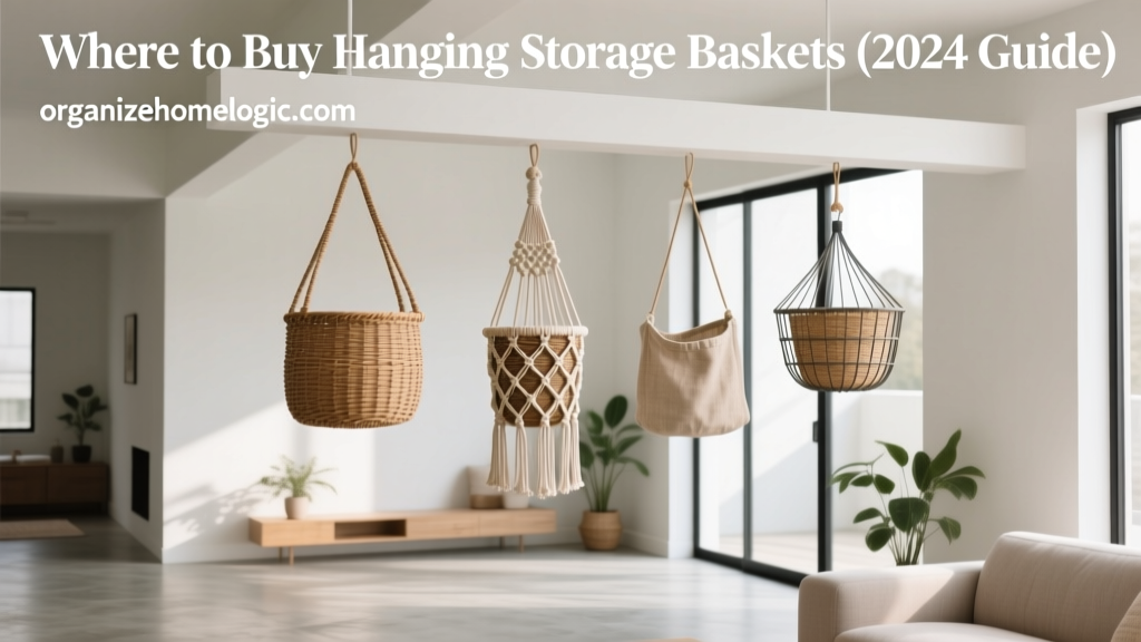 Where to Buy Hanging Storage Baskets (2024 Guide)