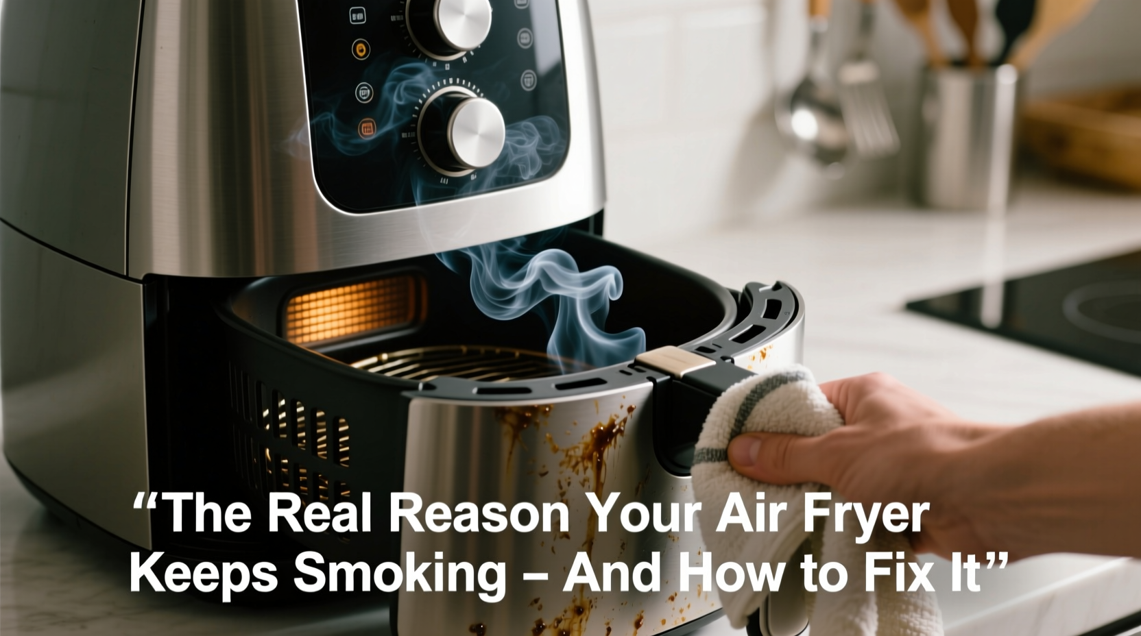 the real reason your air fryer keeps smoking and how to fix it