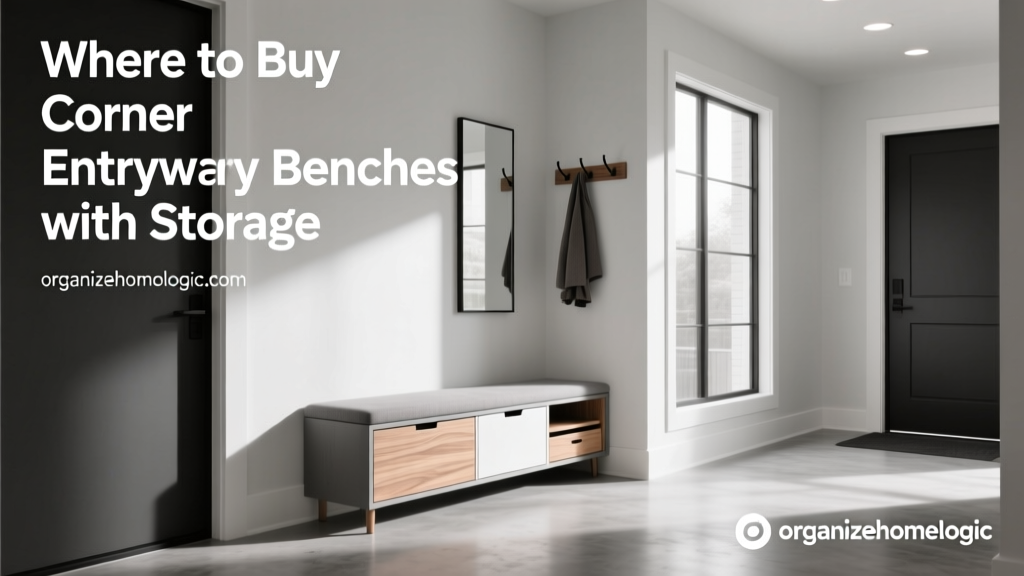 Where to Buy Corner Entryway Benches with Storage