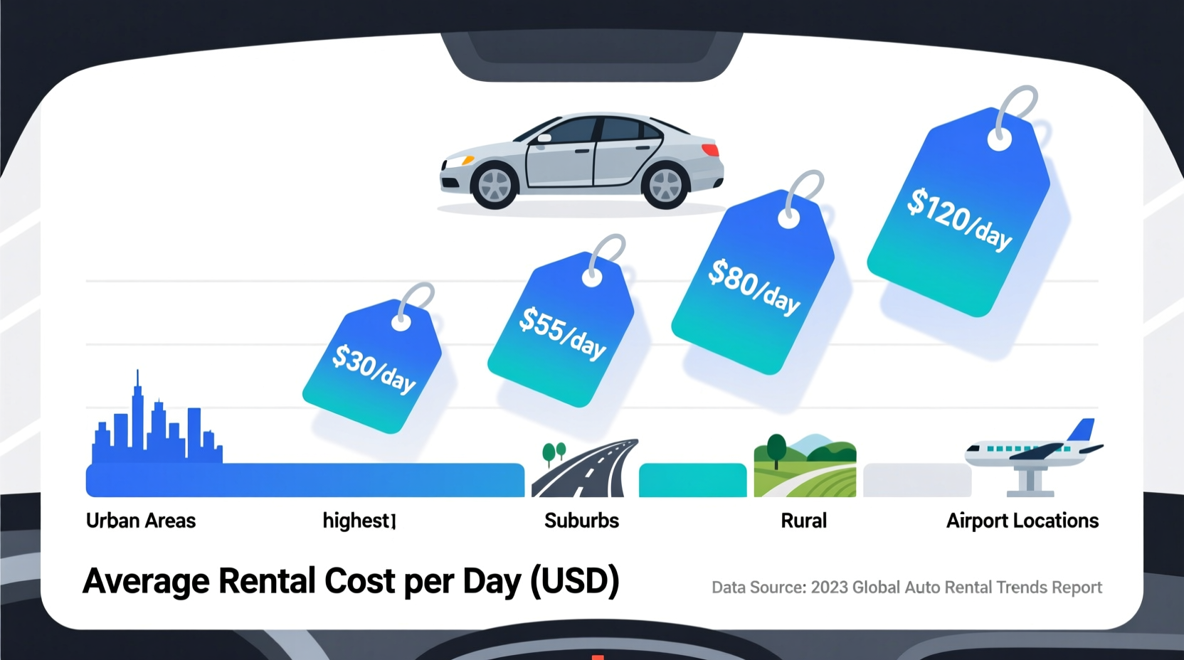 how much does car rental cost