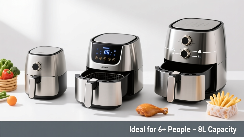 Best Air Fryer Size for Large Families (6+ People)