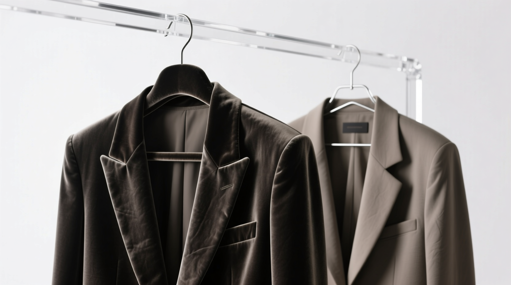 closet organization tips velvet vs acrylic hangers