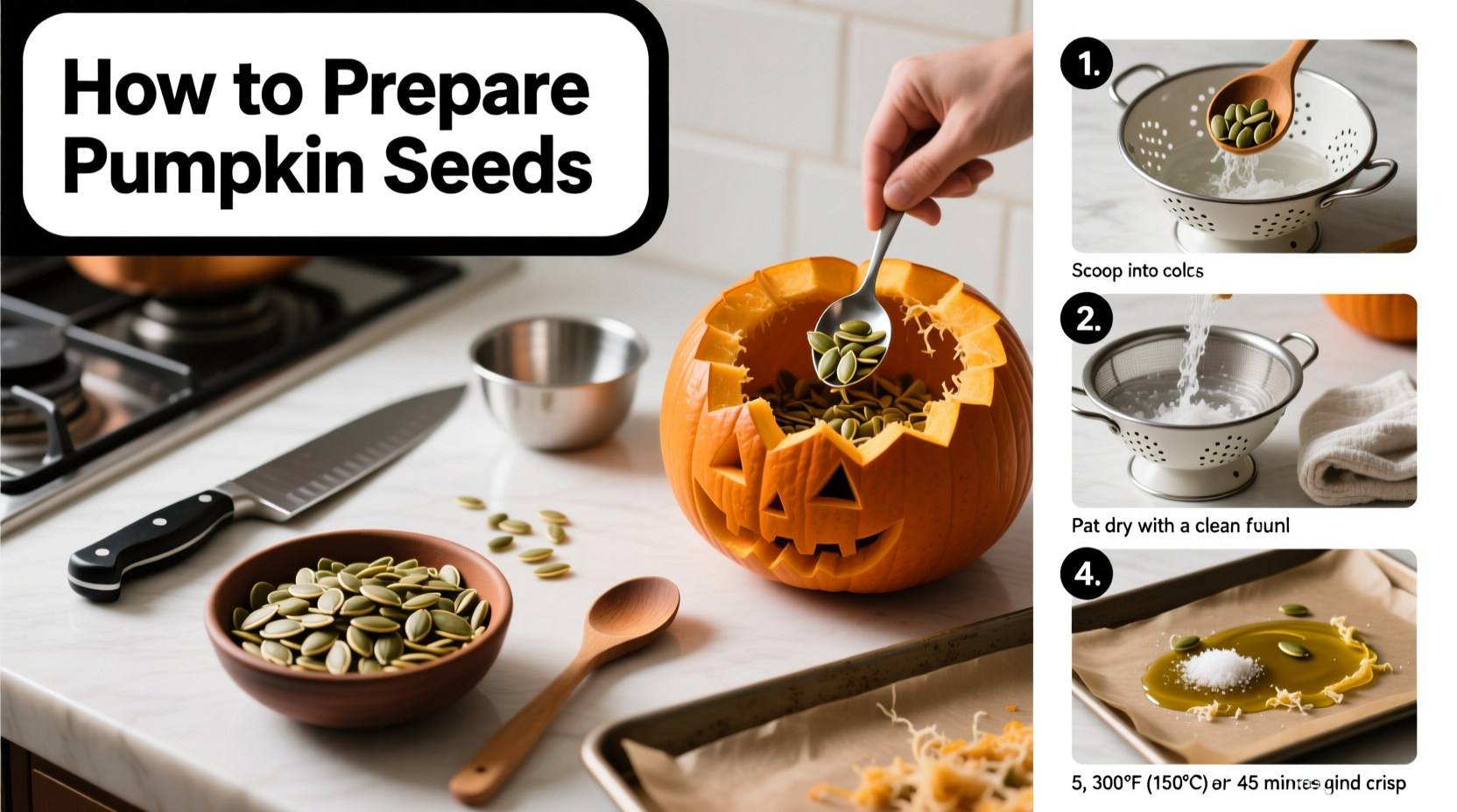 how to prepare pumpkin seeds