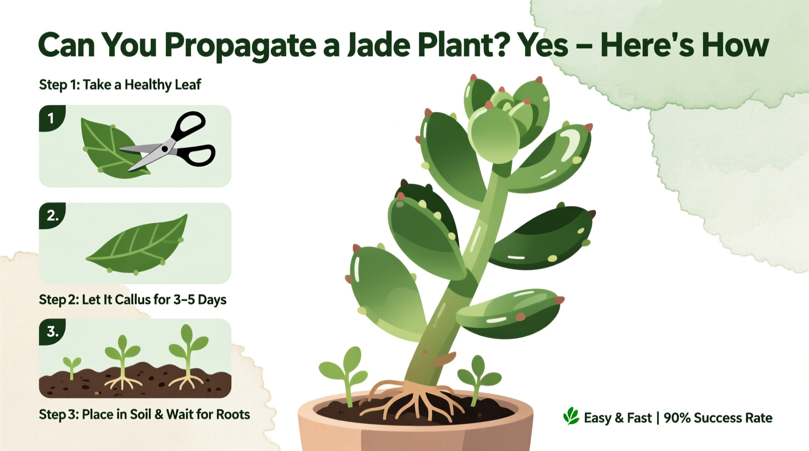 Propagate Jade Plants in 3 Steps | TheHomeSprouts