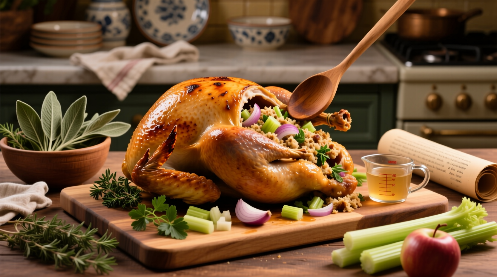 how to stuff a turkey