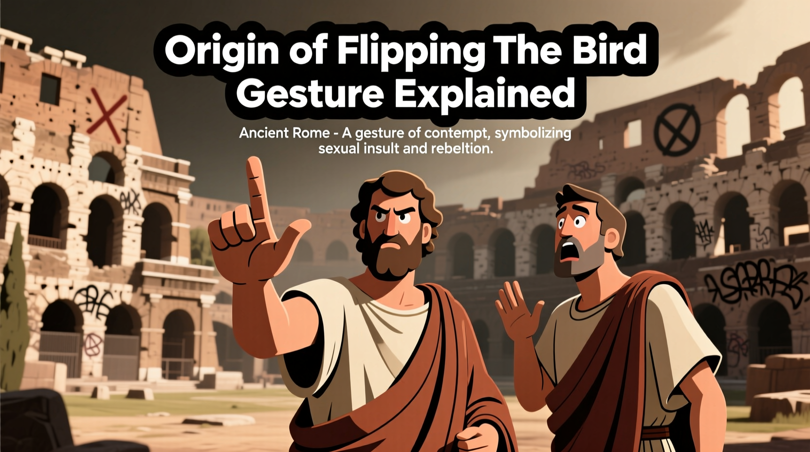 Origin of Flipping the Bird Gesture Explained