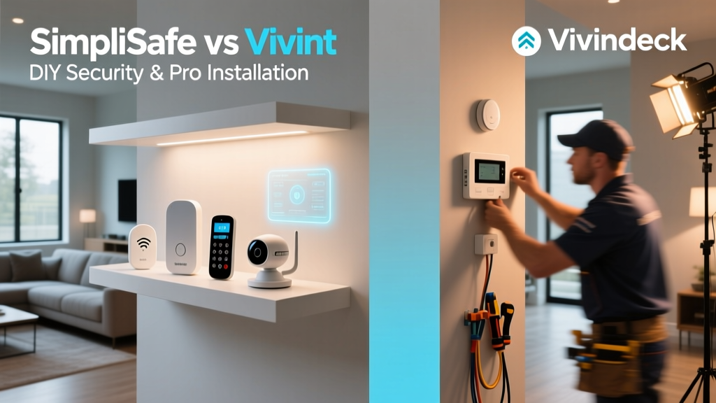 SimpliSafe vs Vivint: DIY Security vs Pro Installation