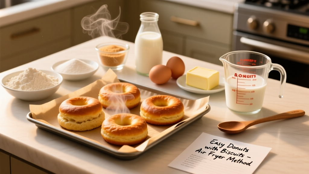 Easy Donuts with Biscuits: Air Fryer Recipe Guide