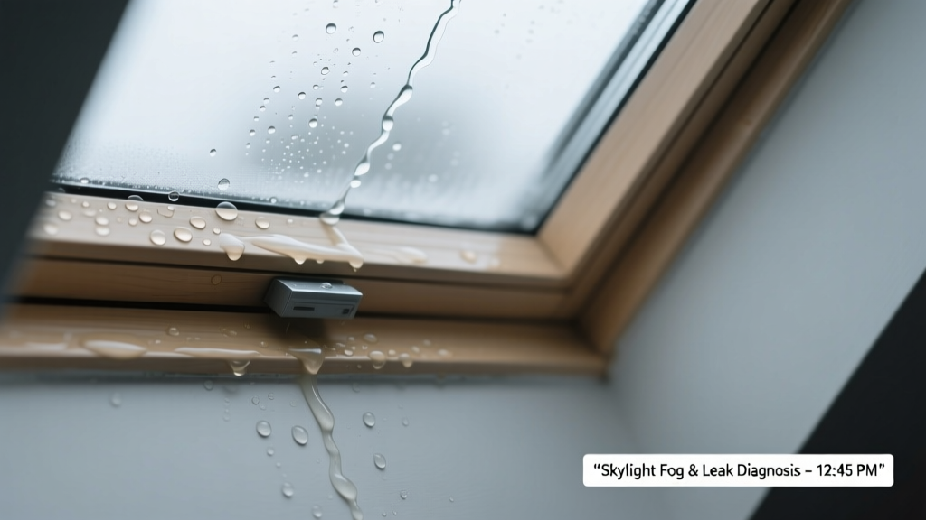 Skylight Foggy and Leaking Water: Quick Diagnosis