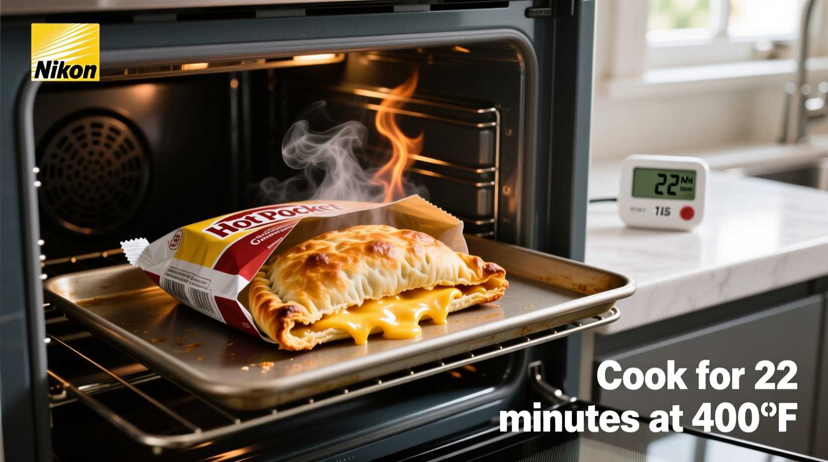 how long do u cook hot pockets