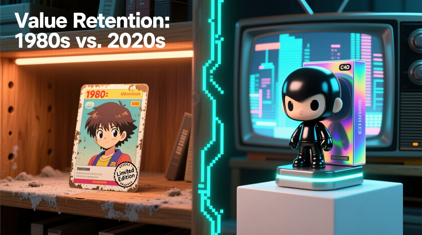 vintage anime merch vs modern releases which holds value better