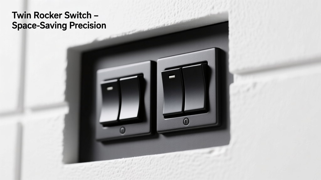 Twin Rocker Switches Fit Tight Spaces: Engineering Compact Dual-Control Solutions for Modern Electronics