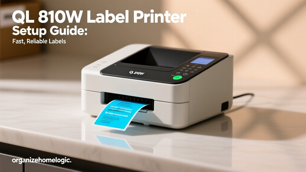 QL 810W Label Printer Setup Guide: Fast, Reliable Labels