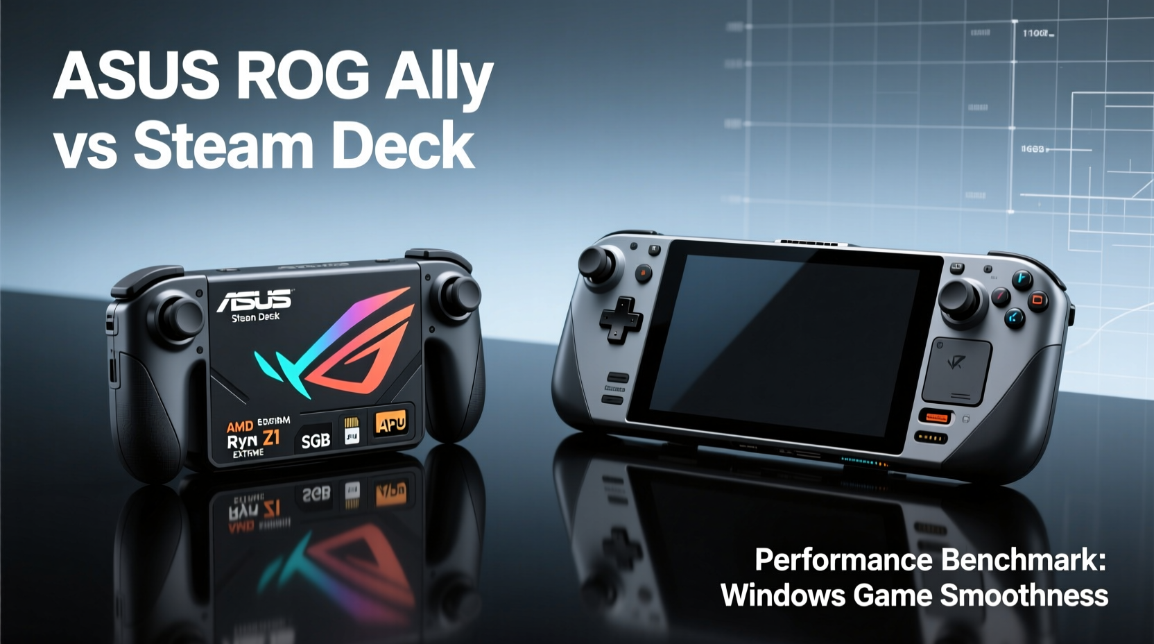 asus rog ally vs steam deck which handheld runs windows games more smoothly