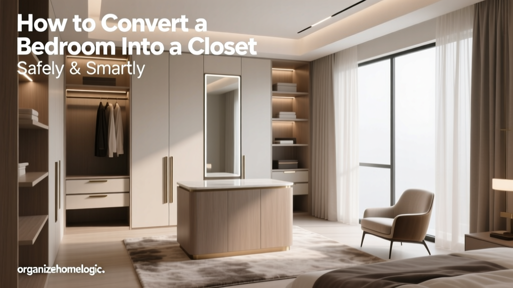 Convert a Bedroom to a Closet: Safe & Smart Guide