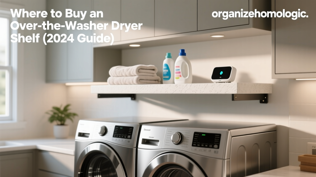 Where to Buy Over-Washer Dryer Shelves (2024)