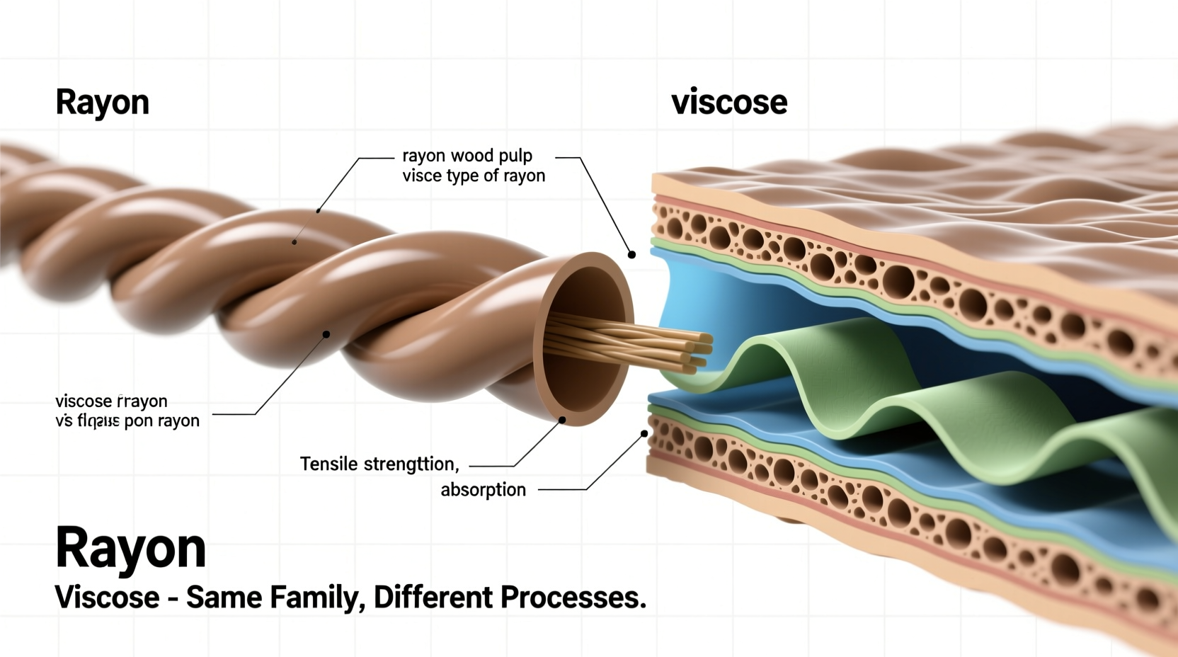 rayon vs viscose fabric are they the same or totally different materials
