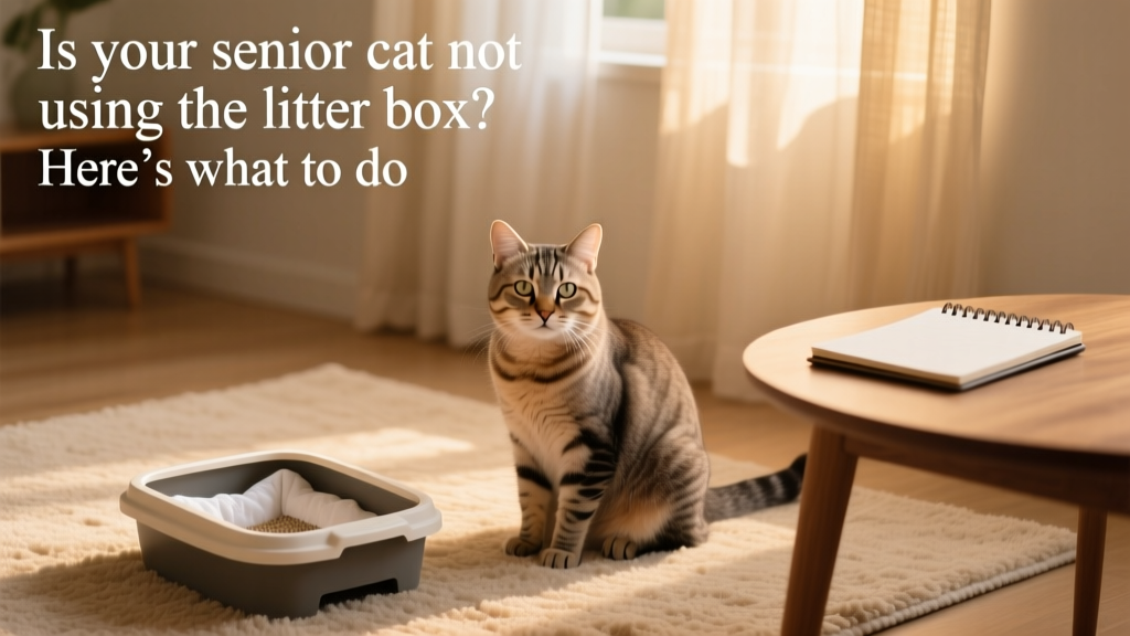Is Your Senior Cat Not Using the Litter Box? Here’s What To Do