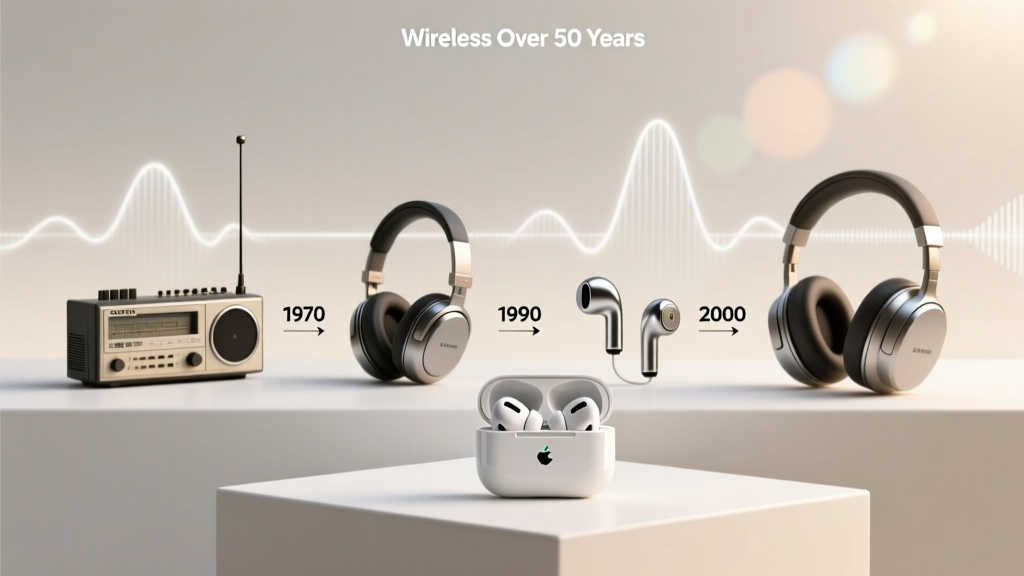 Wireless Headphones Origin Story: 1970s to 2026