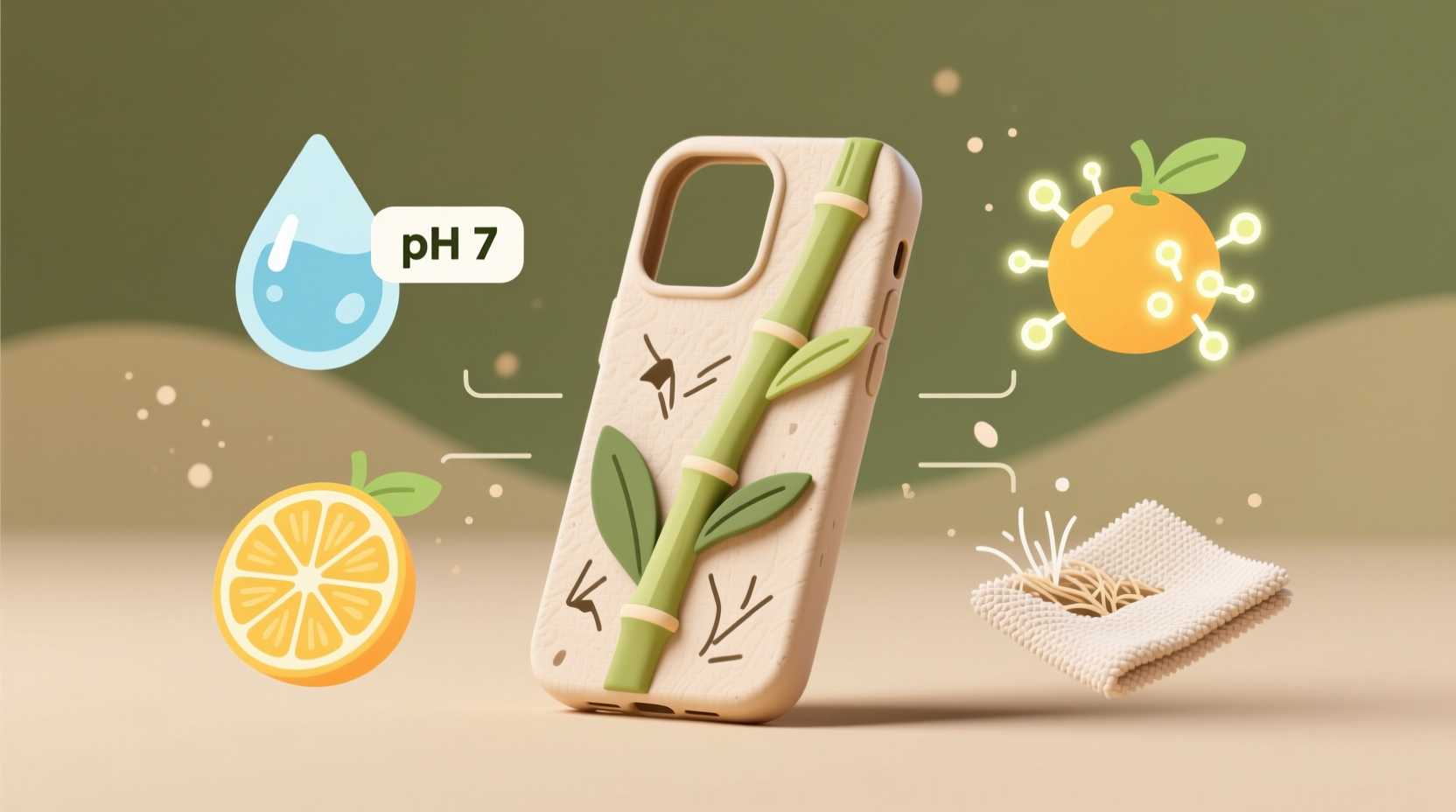 compostable phone case cleaning guide