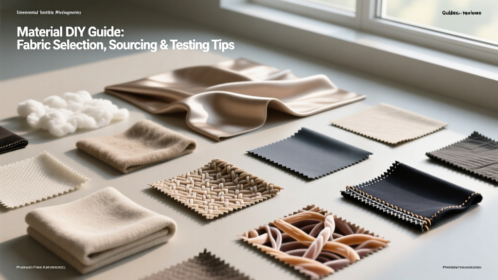 Material DIY Guide: Fabric Selection, Sourcing & Testing Tips