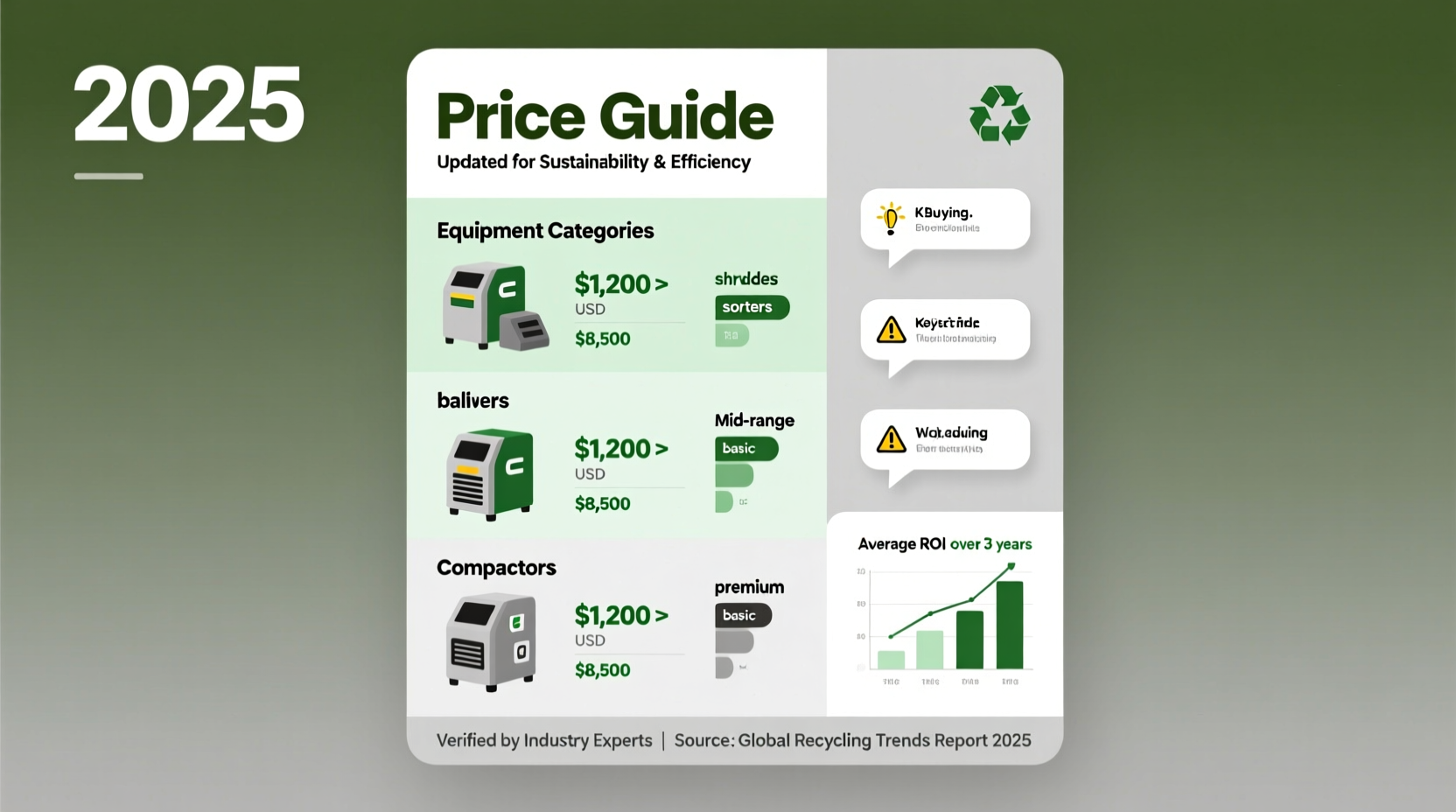best waste recycling equipment price