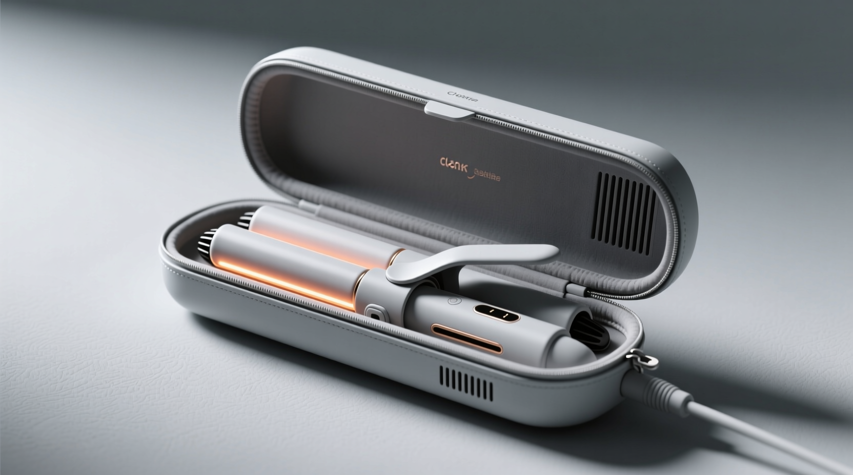 how to clean a heated hair roller case safely