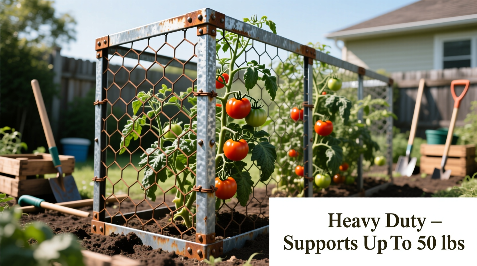 Heavy Duty Tomato Cages: Essential Support for Thriving Plants