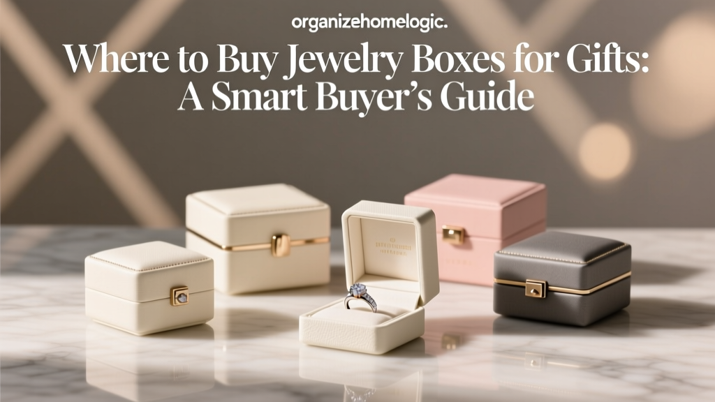 Where to Buy Jewelry Boxes for Gifts: A Smart Buyer’s Guide