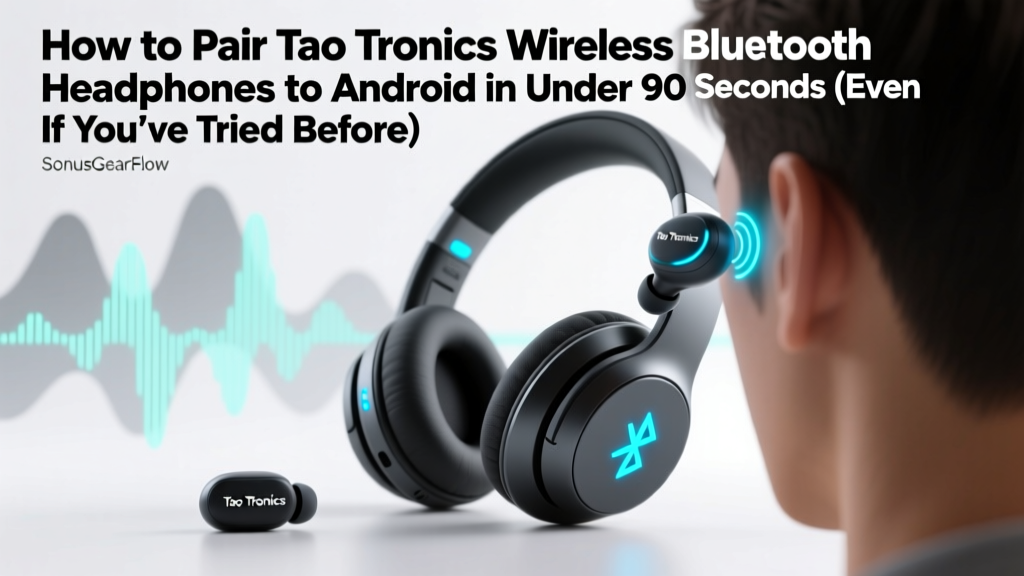 Tao Tronics Bluetooth Pairing for Android (2026)
