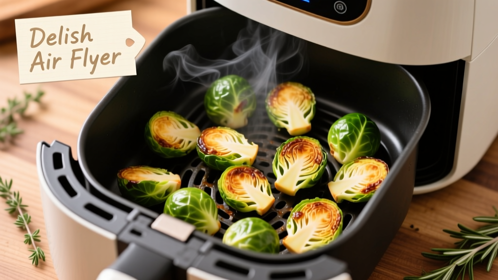 Crispy Air Fryer Brussels Sprouts (Every Time!)