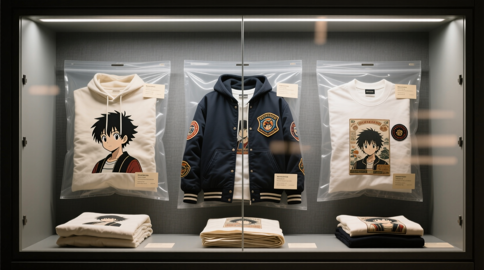 closet organization tips for anime merch apparel
