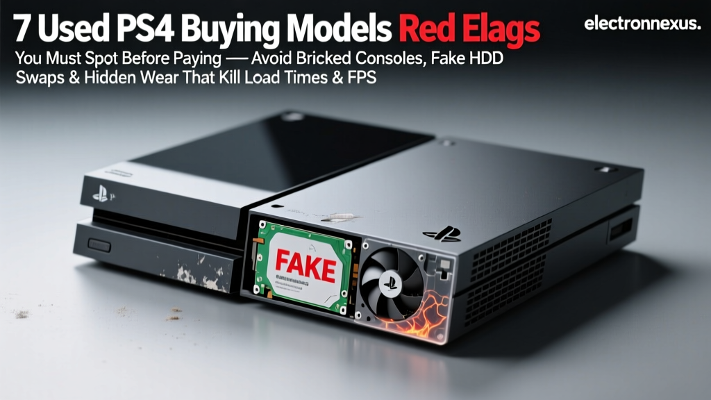 7 Used PS4 Buying Models Red Flags You Must Spot Before Paying — Avoid Bricked Consoles, Fake HDD Swaps & Hidden Wear That Kill Load Times & FPS