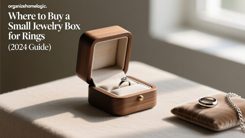 Where to Buy a Small Jewelry Box for Rings (2024 Guide)