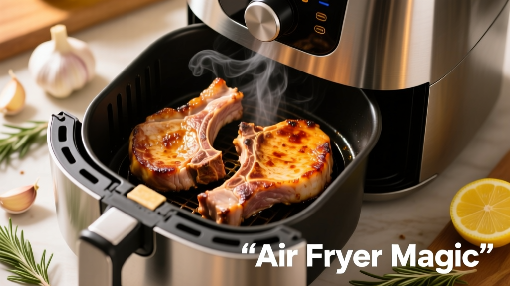 Marinated Boneless Pork Chops in Air Fryer