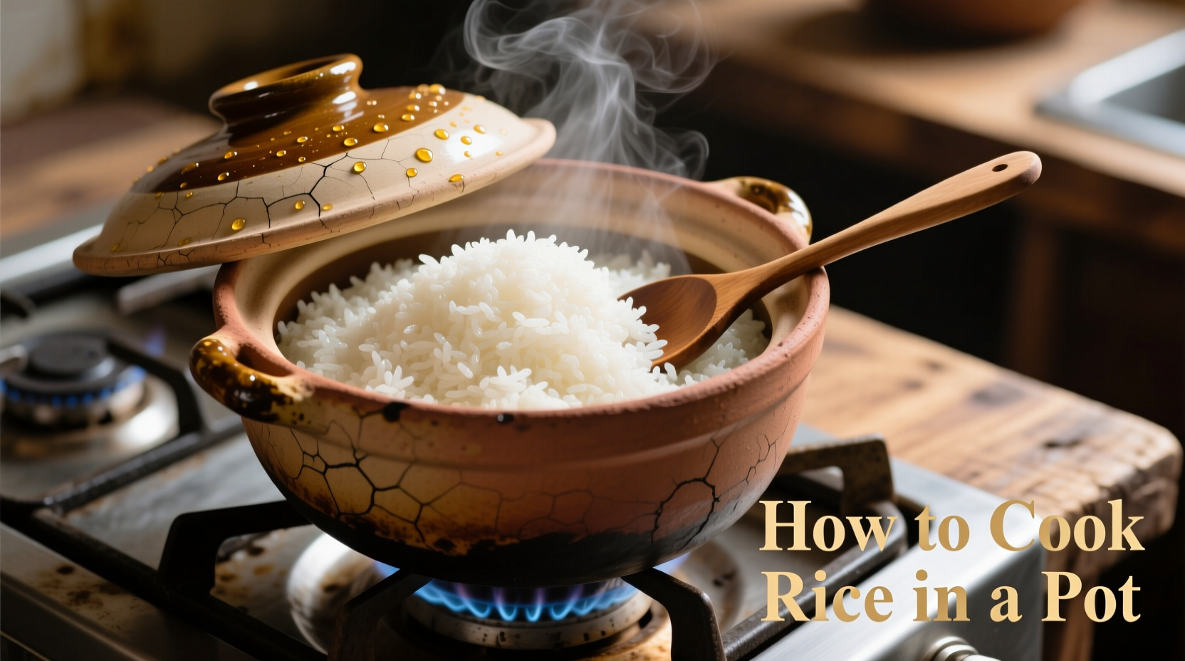 how do you cook rice in a pot