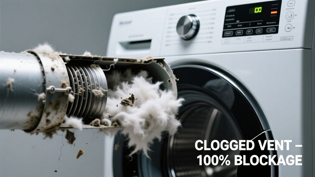 Dryer Vent Clogged and Dryer Not Working at All