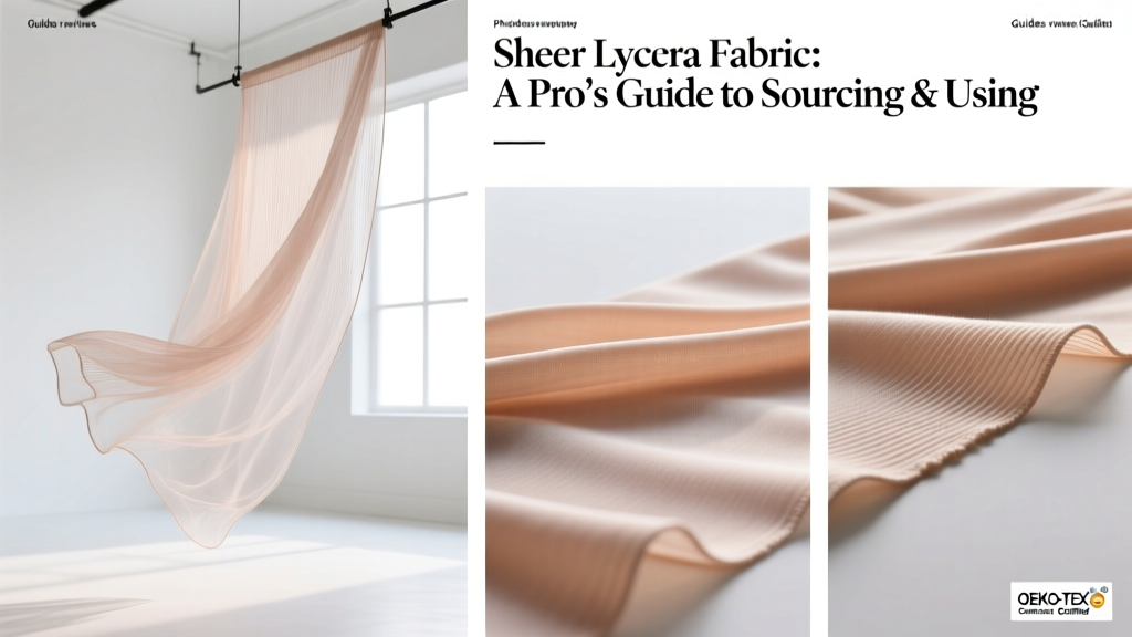 Sheer Lycra Fabric: A Pro’s Guide to Sourcing & Using