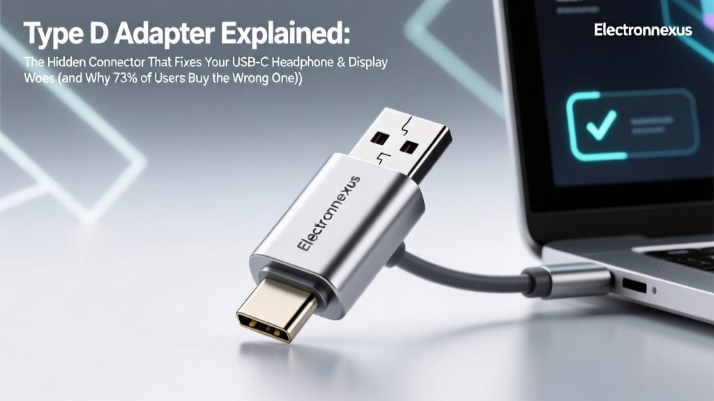 Type D Adapter Explained: The Hidden Connector That Fixes Your USB-C Headphone & Display Woes (and Why 73% of Users Buy the Wrong One)