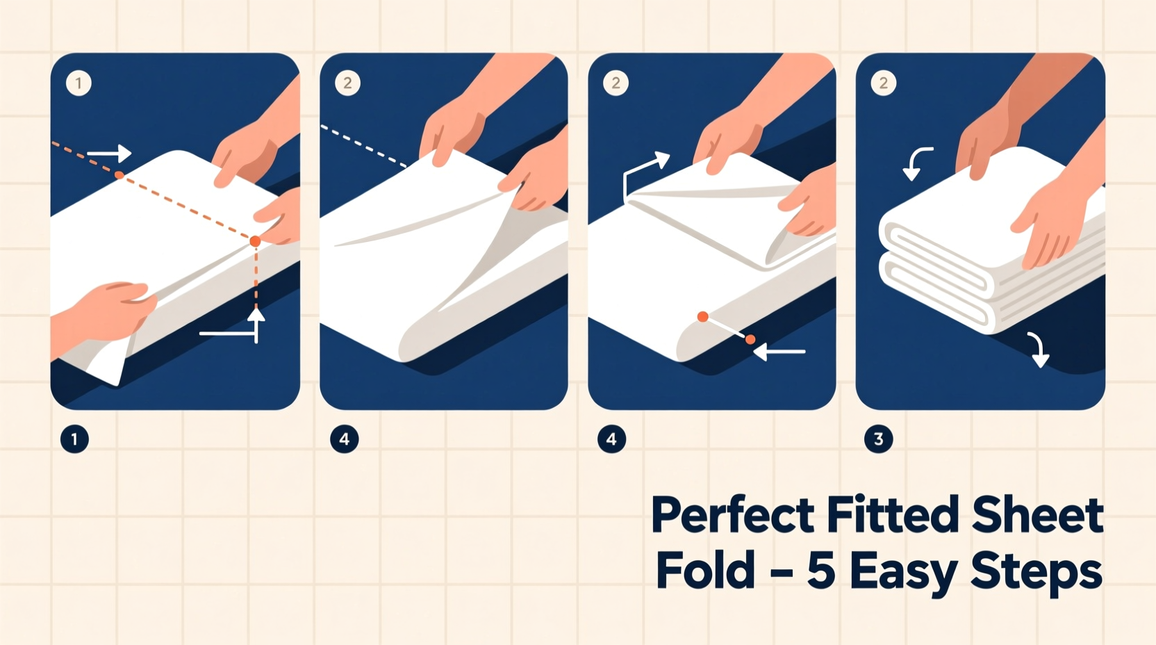 best tricks to fold a fitted sheet perfectly every single time