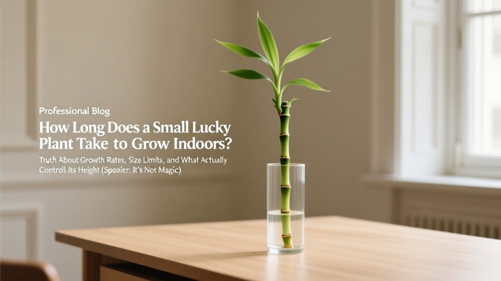 Lucky Bamboo Growth Rate Indoors: Truth & Tips