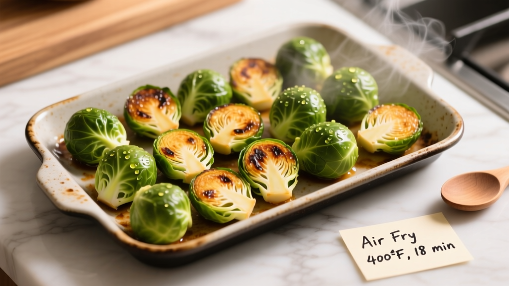 How to Air Fry Whole Brussels Sprouts Perfectly